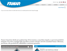 Tablet Screenshot of famargroup.com